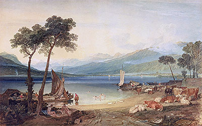 Lake Geneva and Mont Blanc, c.1802/05 | J. M. W. Turner