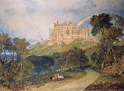 View of Belvoir Castle, 1816 | J. M. W. Turner | Painting Reproduction
