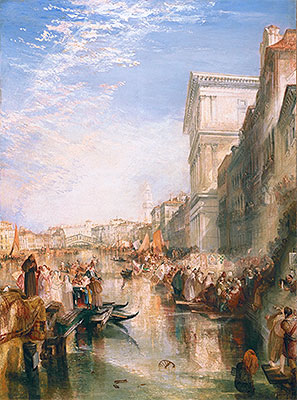 The Grand Canal (A Street in Venice), c.1837 | J. M. W. Turner | Painting Reproduction