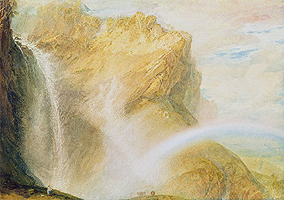 Upper Falls, Reichenbach , c.1802 | J. M. W. Turner | Painting Reproduction