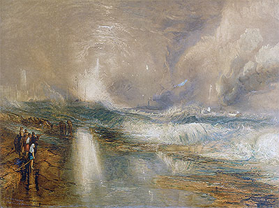 Rockets and Blue Lights, 1855 | J. M. W. Turner | Painting Reproduction