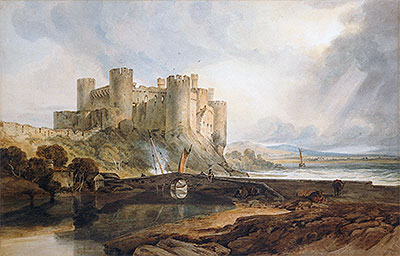 Conway Castle, c.1802 | J. M. W. Turner | Painting Reproduction
