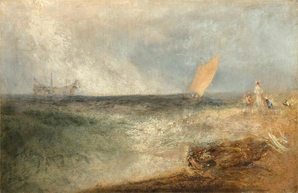 Blick von Margate, Abend, c.1840 | J. M. W. Turner | Gemälde Reproduktion