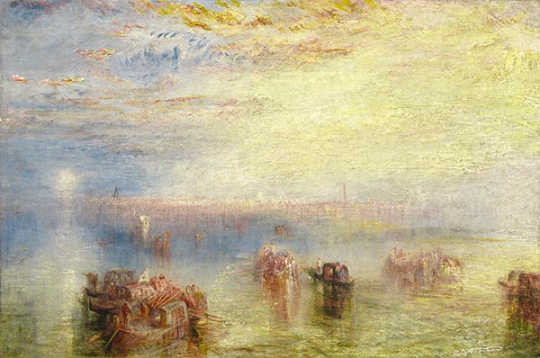 Annäherung an Venedig, 1844 | J. M. W. Turner | Gemälde Reproduktion