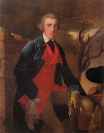 Portrait of Edward Becher Leacroft, c.1763 by Wright of Derby | Painting Reproduction