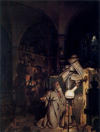 The Alchymist in Search of the Philosopher's Stone | Wright of Derby | Painting Reproduction