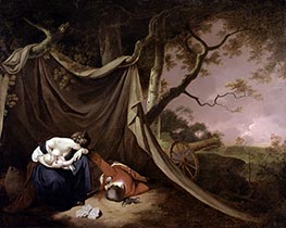 Der tote Soldat, c.1789 von Wright of Derby | Gemälde-Reproduktion