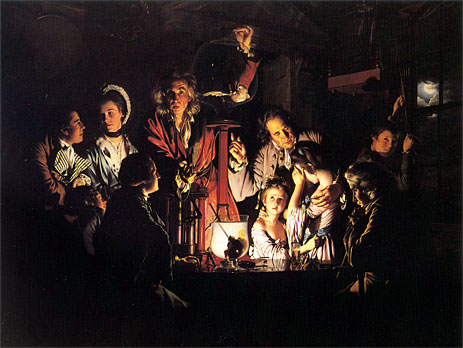 An Experiment on a Bird in the Air Pump, 1768 by Wright of Derby | Painting Reproduction