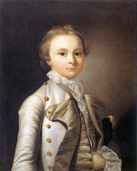 Portrait of Simon Wilmot, c.1760 by Wright of Derby | Painting Reproduction