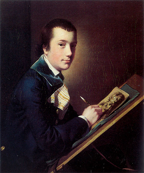 Portrait of Samuel Rastall, c.1762/64 by Wright of Derby | Painting Reproduction