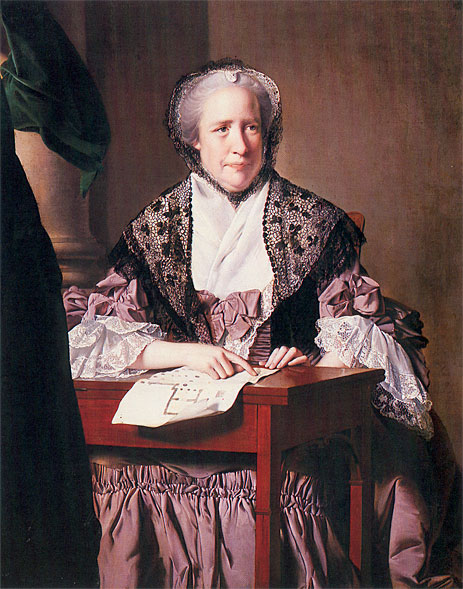 Portrait of Mrs Sarah Clayton, c.1769 | Wright of Derby | Gemälde Reproduktion