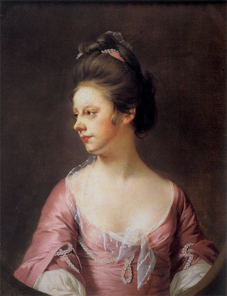 Portrait of Mrs Catherine Swindell, c.1769/71 | Wright of Derby | Painting Reproduction