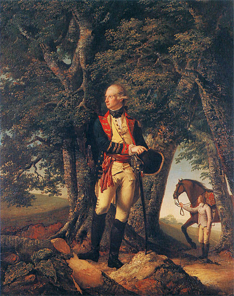 Portrait of Captain Robert Shore Milnes, 1772 by Wright of Derby | Painting Reproduction