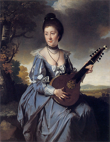 Porträt von Mrs. Robert Gwillym | Wright of Derby | Gemälde Reproduktion
