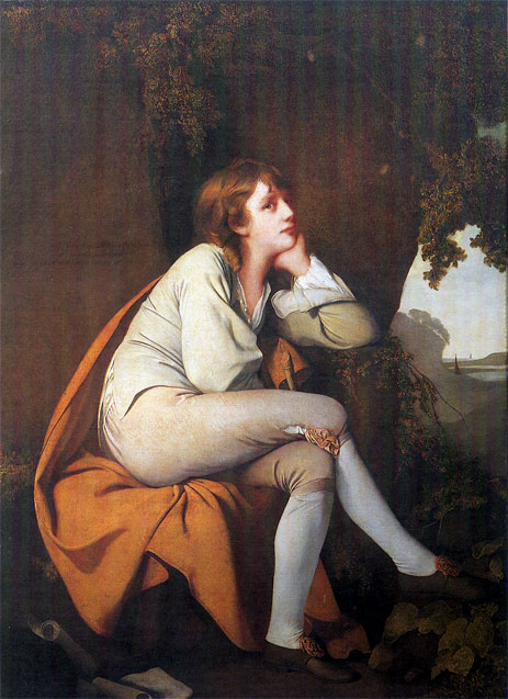 Edwin aus Dr. Beatties Minnesänger | Wright of Derby | Gemälde Reproduktion