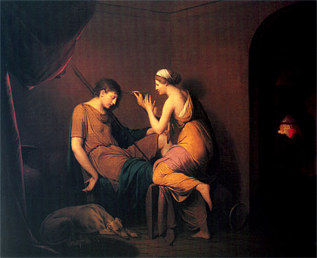 The Corinthian Maid | Wright of Derby | Painting Reproduction
