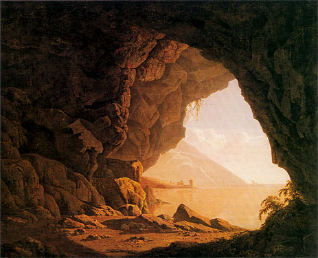 A Cavern Morning, 1774 | Wright of Derby | Gemälde Reproduktion