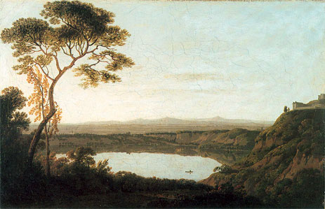 Lago Albano | Wright of Derby | Gemälde Reproduktion