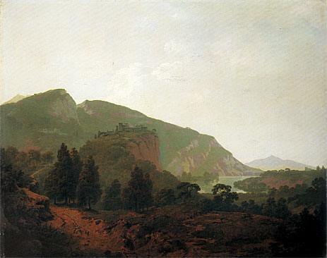 Italian Landscape, 1790 | Wright of Derby | Painting Reproduction