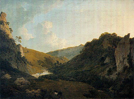 View in Dovedale, 1786 | Wright of Derby | Painting Reproduction