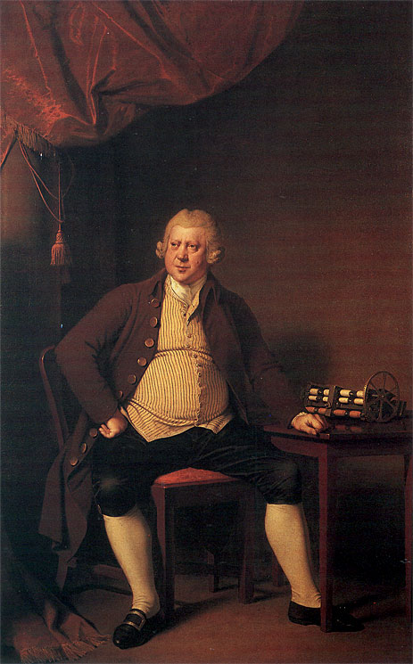 Portrait of Sir Richard Arkwright, c.1789/90 | Wright of Derby | Painting Reproduction
