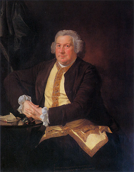 Portrait of Francis Hurt, c.1780 | Wright of Derby | Gemälde Reproduktion