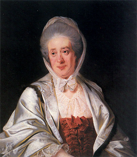 Portrait of Mrs Samuel Crompton, c.1780 | Wright of Derby | Gemälde Reproduktion