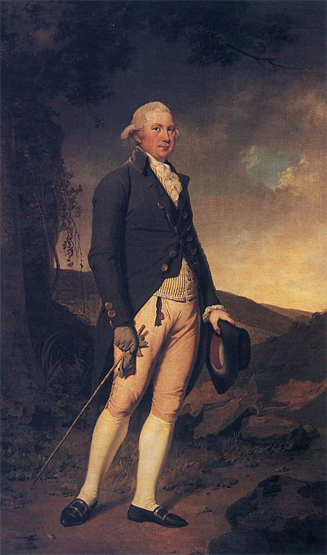 Portrait of Charles Hurt of Wirksworth, c.1789/90 | Wright of Derby | Gemälde Reproduktion