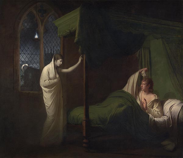 William and Margaret from Percy's Reliques of Ancient English Poetry, c.1785 | Wright of Derby | Painting Reproduction