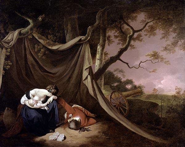 Der tote Soldat, c.1789 | Wright of Derby | Gemälde Reproduktion