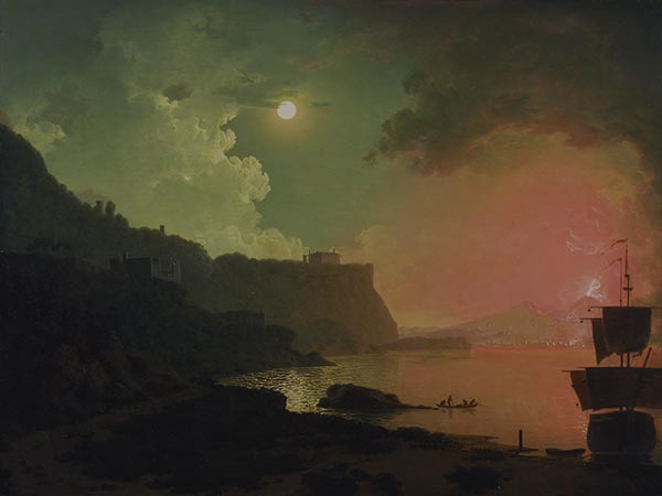Vesuv von Posillipo | Wright of Derby | Gemälde Reproduktion