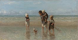 Kinder des Meeres, 1872 von Jozef Israels | Gemälde-Reproduktion