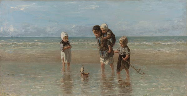 Kinder des Meeres, 1872 | Jozef Israels | Gemälde Reproduktion