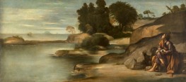 Saint John the Evangelist on Patmos | Juan Bautista Maino | Painting Reproduction