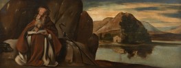 Saint Anthony Abbot in a Landscape | Juan Bautista Maino | Painting Reproduction