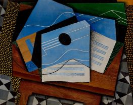 Guitar on a Table, 1915 by Juan Gris | Painting Reproduction