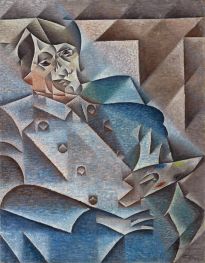 Porträt von Pablo Picasso, 1912 von Juan Gris | Gemälde-Reproduktion
