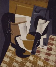 Wine Jug and Glass | Juan Gris | Painting Reproduction