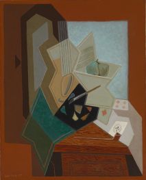 Das Fenster des Malers, 1925 von Juan Gris | Gemälde-Reproduktion