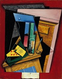 Still Life with a Poem, 1915 by Juan Gris | Painting Reproduction
