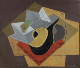 Die schwarze Mandoline | Juan Gris | Gemälde Reproduktion