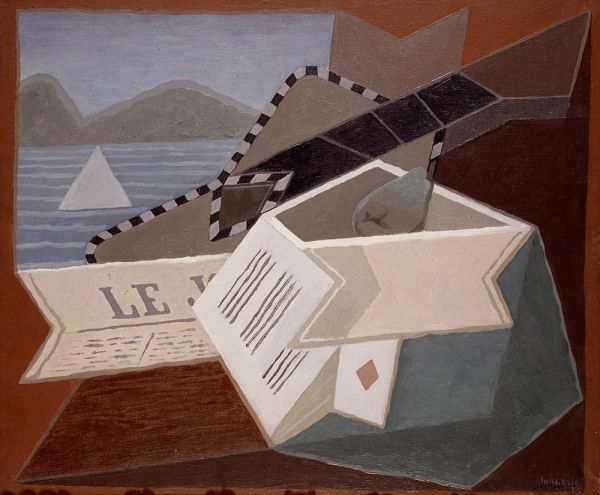 Gitarre vor dem Meer, 1925 | Juan Gris | Gemälde Reproduktion