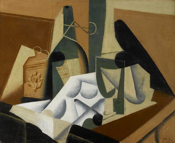 Das weiße Tischtuch, c.1912/16 von Juan Gris | Gemälde-Reproduktion