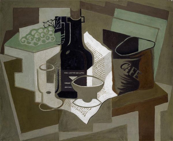 The Bag of Coffee, 1920 | Juan Gris | Painting Reproduction