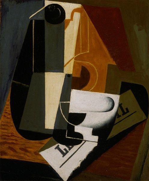 Kaffeekanne, 1916 von Juan Gris | Gemälde-Reproduktion