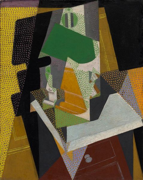 Lampe, 1916 von Juan Gris | Gemälde-Reproduktion