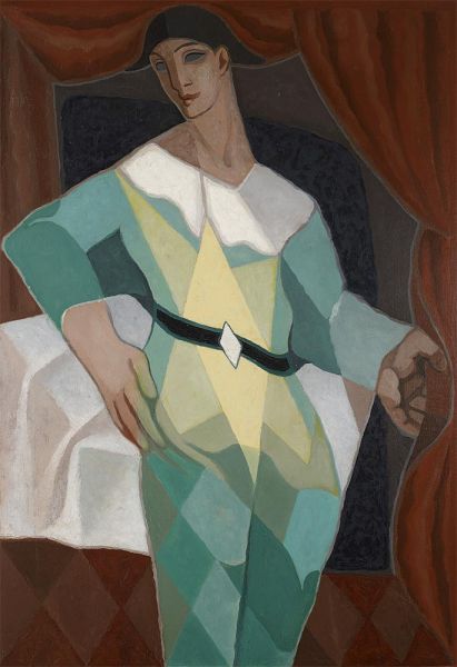 Arlequin, 1925 | Juan Gris | Painting Reproduction