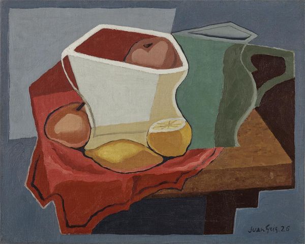 Äpfel und Zitronen, 1926 von Juan Gris | Gemälde-Reproduktion