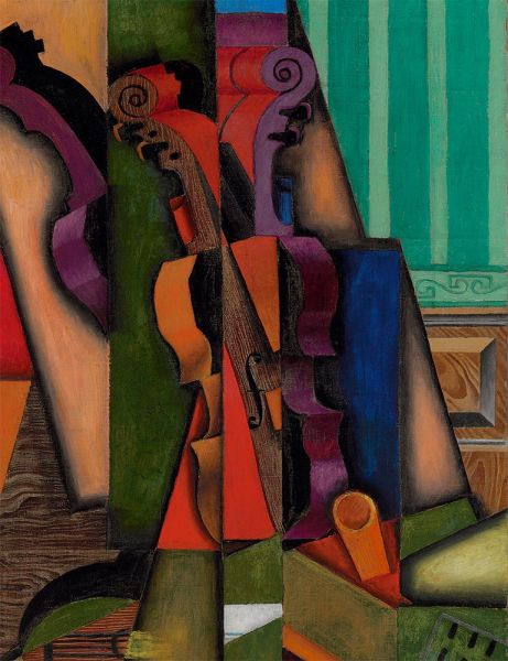Violine und Gitarre, 1913 von Juan Gris | Gemälde-Reproduktion