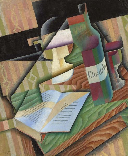 Das Buch, c.1914/15 von Juan Gris | Gemälde-Reproduktion